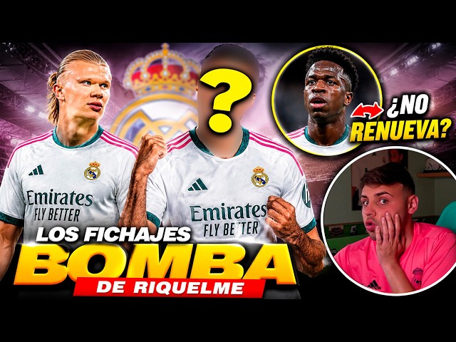 ¡LOS FICHAJES que PREPARA RIQUELME en el MADRID! ¿VINICIUS NO RENUEVA?