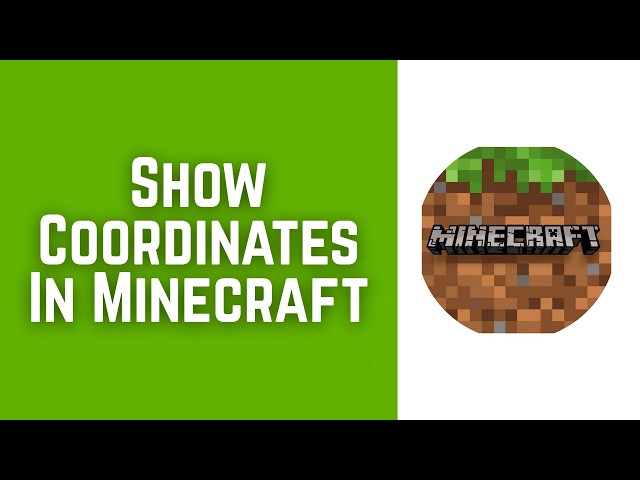 How To Show Coordinates In Minecraft Java 2026