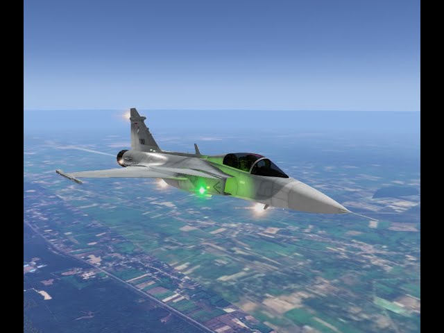 ขับเครื่องบิน JAS-39C ใน Roblox