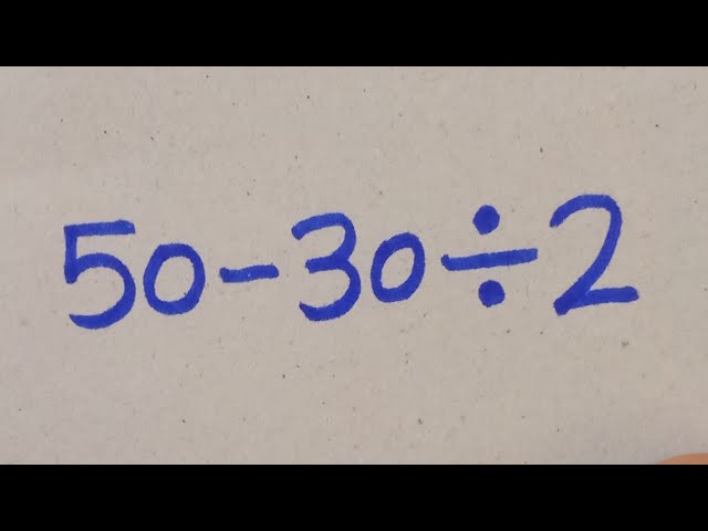 This Order of Operations Will Trick you!