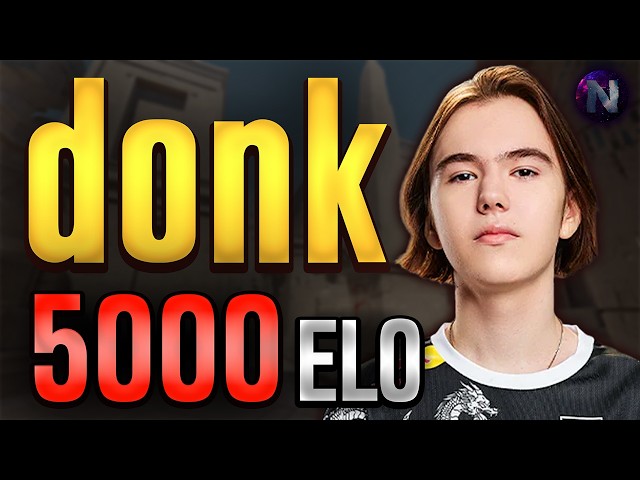 DONK Hits 5000 ELO On FACEIT After Destroying Pro Player! donk POV with COMMs (Anubis)