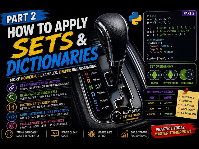 Python Data Structures I Sets and Dictionaries Part 2  - 23/06/26 # 7