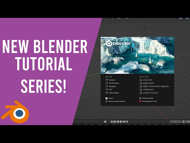 New Blender Tutorial Series (Series introduction)