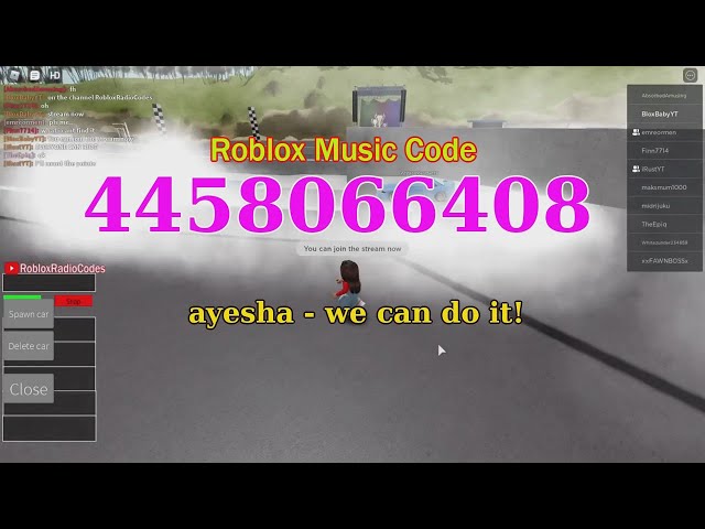 Ayesha - we can do it! Roblox Music Code