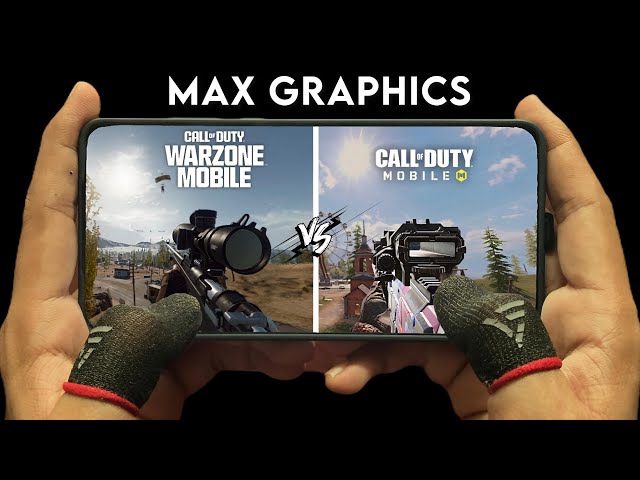 COD Warzone Mobile Vs  COD Mobile | Peak/Max Graphics Comparison (2026)