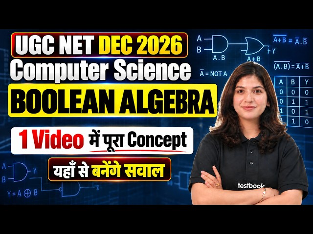 UGC NET Computer Science Preparation | Boolean Algebra UGC NET Computer Science By Shahna Mam
