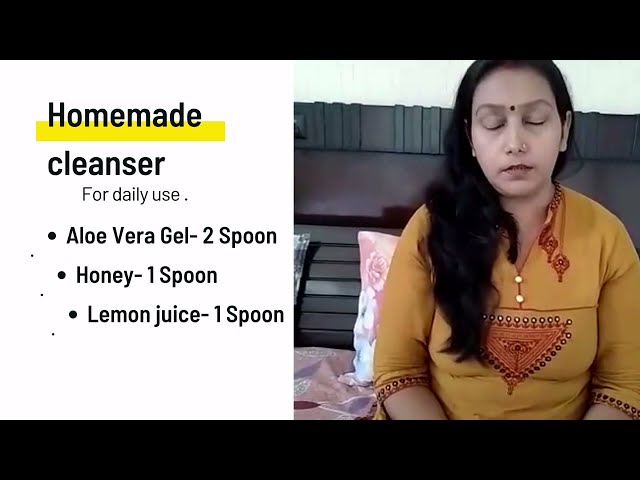 Simple Homemade Cleanser for Glowing Skin | SkinCare | DestinyCurves | Ms. Meenakshi