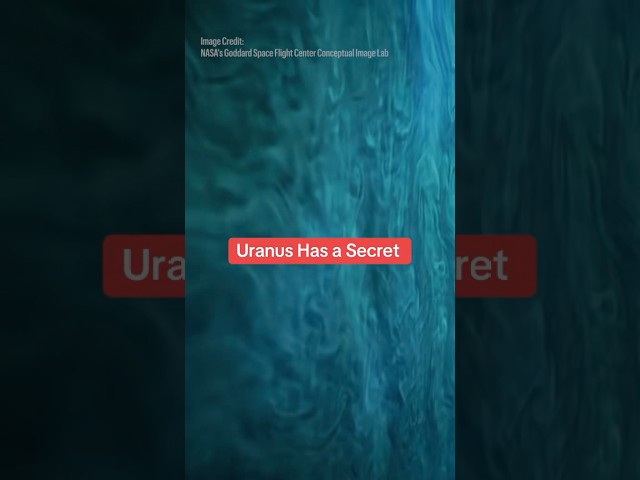 Uranus has a secret #shorts #uranus #space #nasa