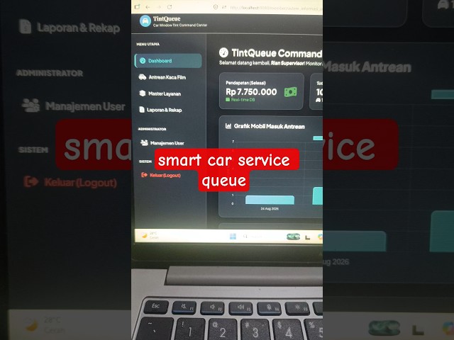 Build an Automotive Service Queue System with PHP & MySQL 🚗 | Business Management Dashboard