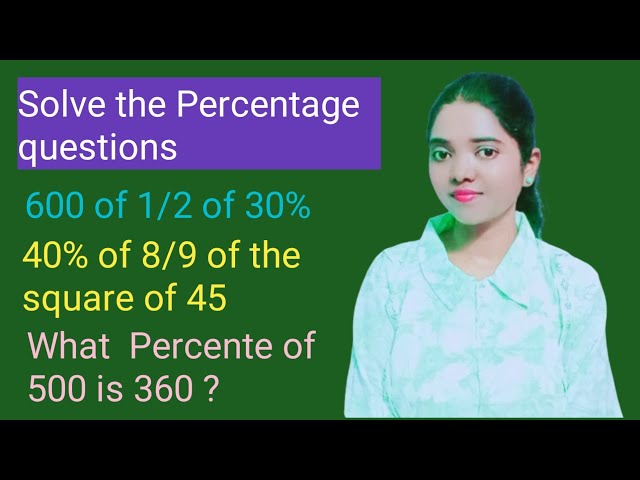 |Percentage questions | Learn and Study | learning point | learn and Grow | Education | Student Hub 