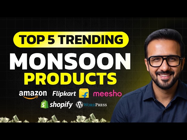 Top Trending Monsoon Products 🌧️ Ecommerce Business Ideas 2026 🔥 Amazon, Flipkart & Meesho