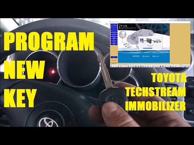 How to Program a New Immobilizer Key With Techstream: Toyota Matrix Corolla Camry Yaris RAV4 Sienna