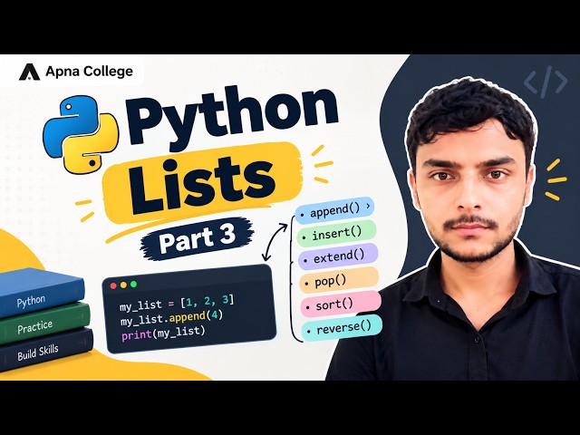 Python Lists Part 3 | Important List Methods & Operations