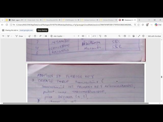 Part 2 Of Advanced DataBaes Full Video
