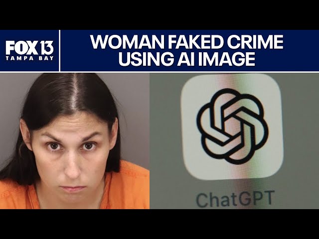 Florida woman accused of using AI to create fake burglary suspect