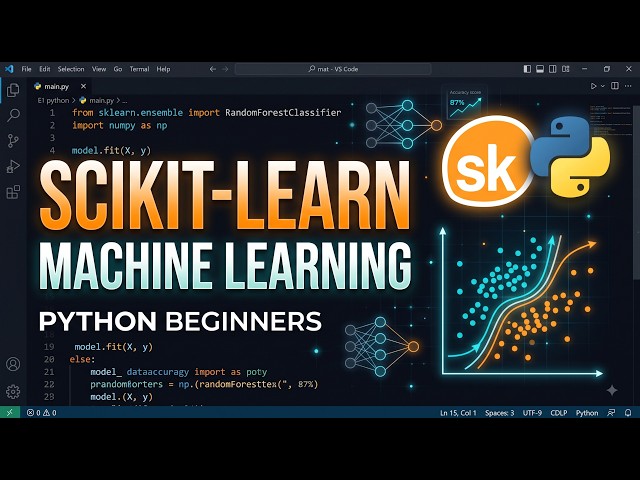 Scikit-learn Tutorial for Beginners | Learn Machine Learning with Python