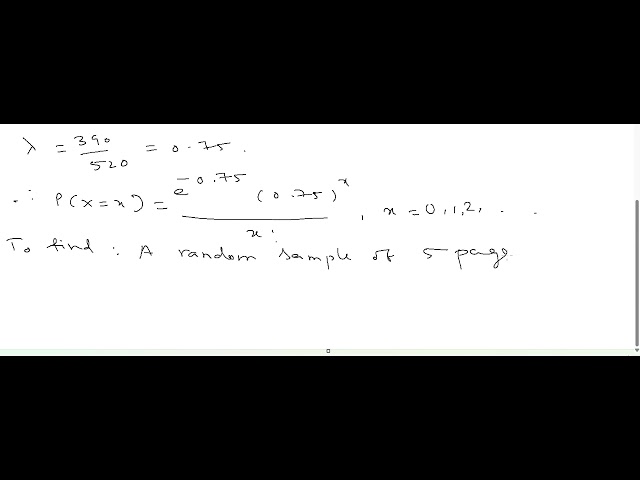 3  Poisson Distribution Part II