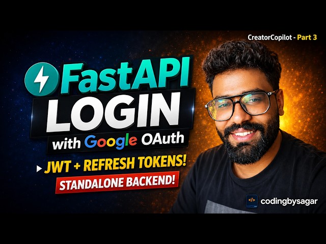FastAPI Login System with Google OAuth & JWT | Python Auth Microservice Tutorial