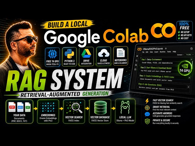 Install Local AI RAG in Google Colab for FREE