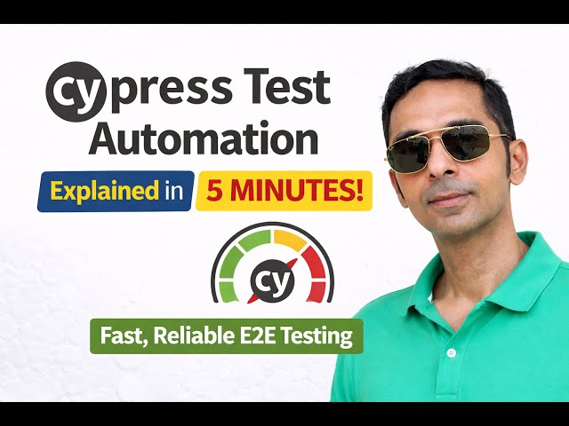 Cypress Test Automation Explained in 5 Minutes | Fast, Reliable E2E Testing | Cypress Automation