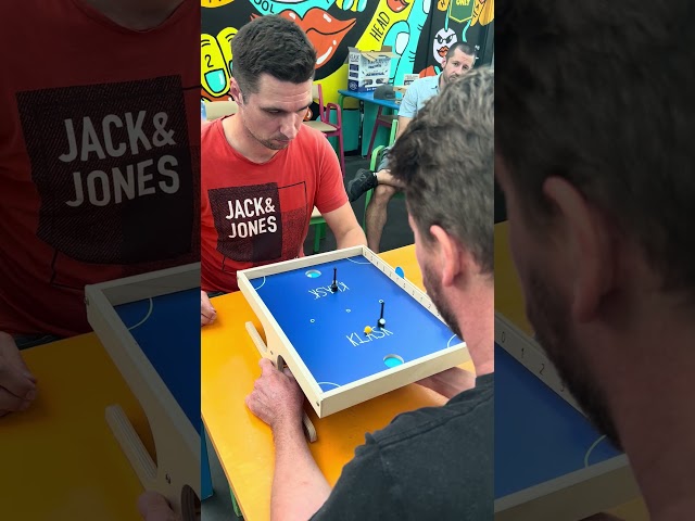 An EPIC Magnetic Battle In Finland 🧲 ⚔️ #KLASK #Finland #gameplay