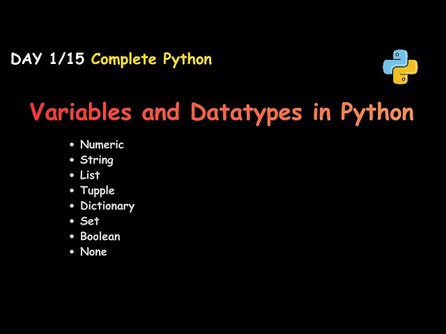 Data Types in Python Explained – Numeric, Sequence, Set, Dict & More (Day 1)