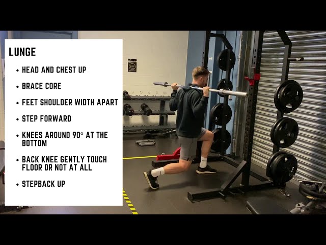 FORWARD LUNGE - Bok programming