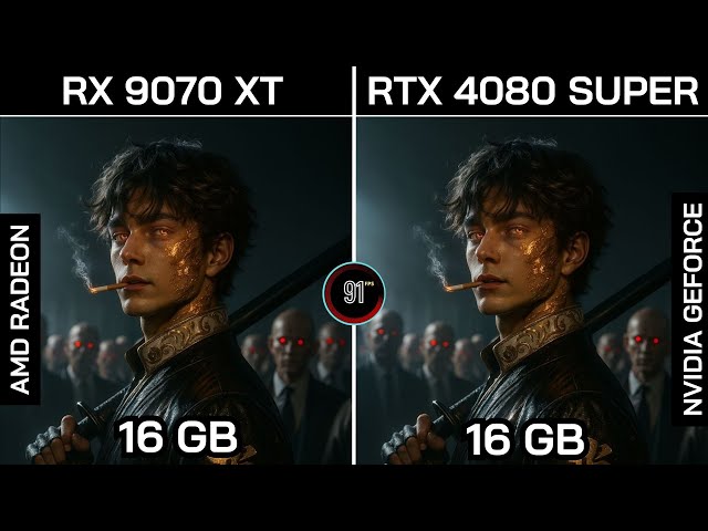 RX 9070 XT VS RTX 4080 SUPER+ Ryzen™ 7 9800X3D : TEST IN 20 GAMES