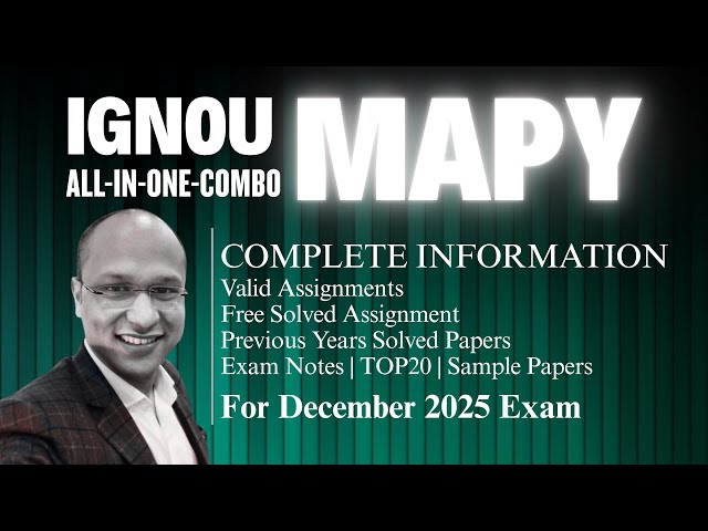 IGNOU MAPY-MA Philosophy 2025–26 | Free Solved Assignments, Exam Notes & Project Guide-helpbooks.in