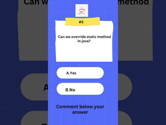 💡Want to know about Static variable overriding? 👉Like Share and Subscribe. #override #java #static