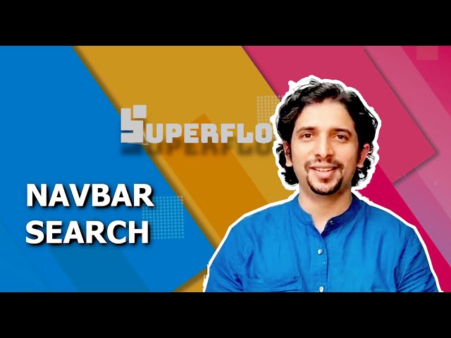 How To Customize the Search Input Of Your React Navigation Bar | React JS | Navigation | Superflows