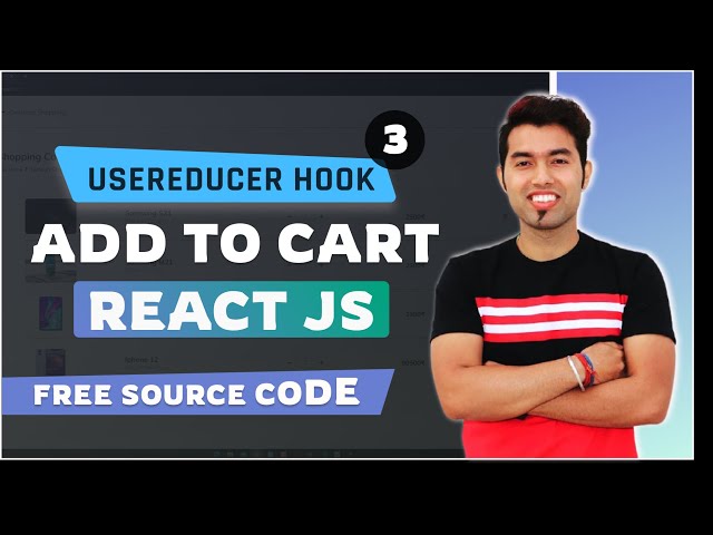 🔴 React JS Shopping Cart with useReducer Hook in Hindi | Part 3