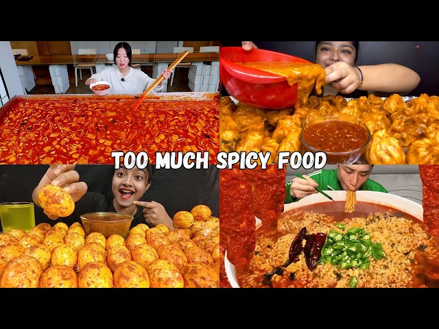 EATING  TOO MUCH ONE FOOD 😵 CRAZY BIG BITES ASMR MUKBANG COMPILATION 🥚🍜
