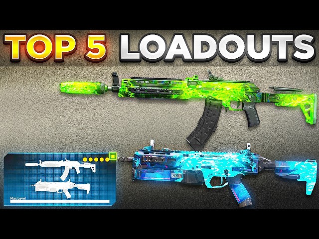 TOP 5 *META* LOADOUTS in SEASON 4! 👑 (Best Warzone Class Setup)
