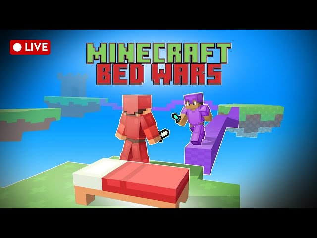 Minecraft Bed Wars LIVE 🔥 Can I Win Every Match? | @LevelShiftGaming @Moro78YT