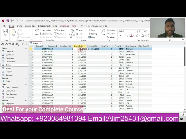 Exp25_Access_Ch10_Cumulative_Specialty Foods | Exp25 Access Ch10 Cumulative Specialty Foods