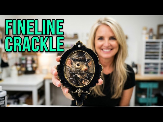 Victorian Gothic Makeover | Pentart Fineline Crackle Tutorial