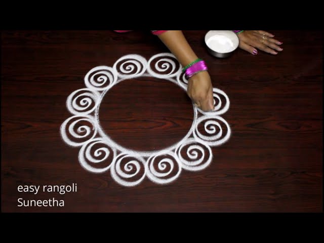 New year 2020 kolam designs || Easy n Simple rangoli by Suneetha || Sankranthi & pongal muggulu