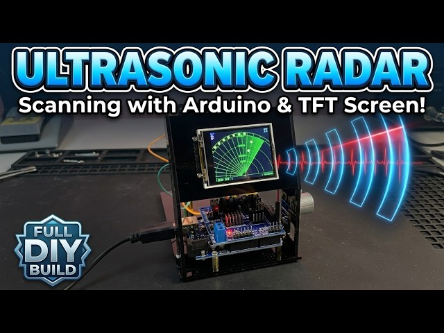 Arduino Radar Kit Tutorial: TFT Display & Ultrasonic Scanning