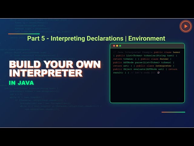 Build Your Own Interpreter in Java | Interpreting Statements | Declaration | Environment |