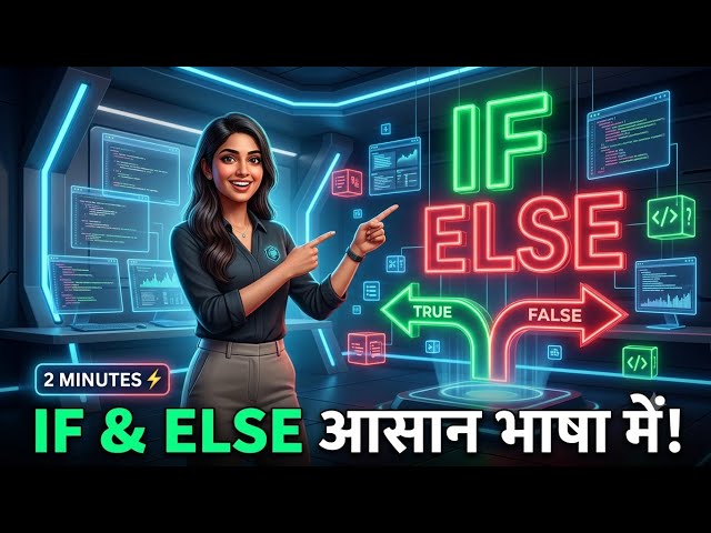 If Else Explained in Hindi | Class 6 Coding Basics | IF & ELSE आसान भाषा में | Tech & AI 2026