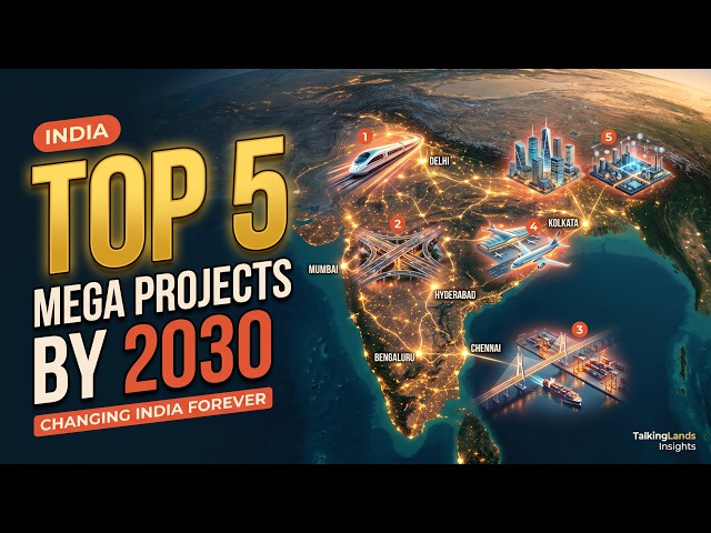 Top 5 Mega Infrastructure Projects Changing India by 2030 🇮🇳📈
