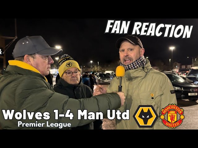BROKEN 😔 Wolves 1-4 Manchester Utd  Instant Fan Reaction | Premier League