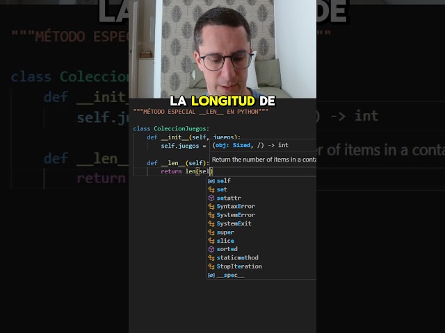 ¿Para qué sirve __len__ en Python? ¡Te lo explico fácil! #python #programacion #codigo #developer