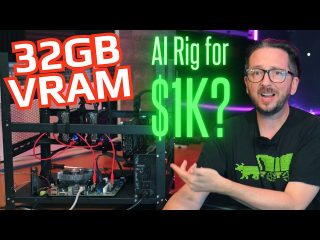 INSANE $1000 32GB VRAM Local Ai Server