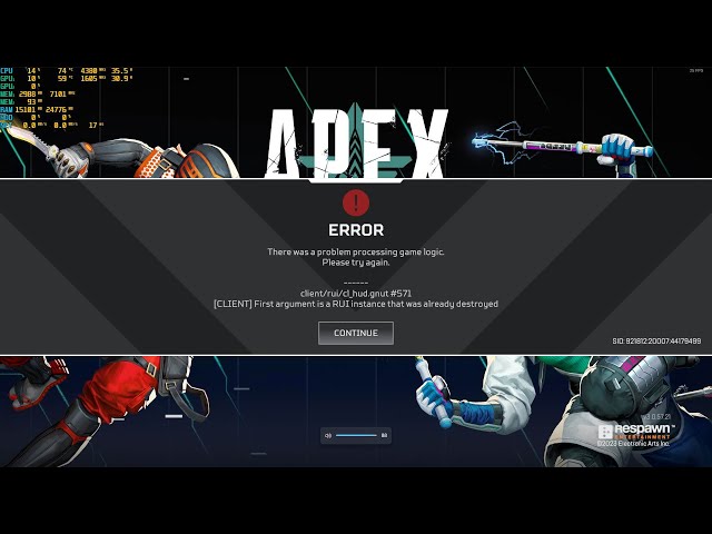 Apex Legends FX507ZM - 2024-11-28 Test 1 Old Cover - Standard dGPU - 1 Hour Stream