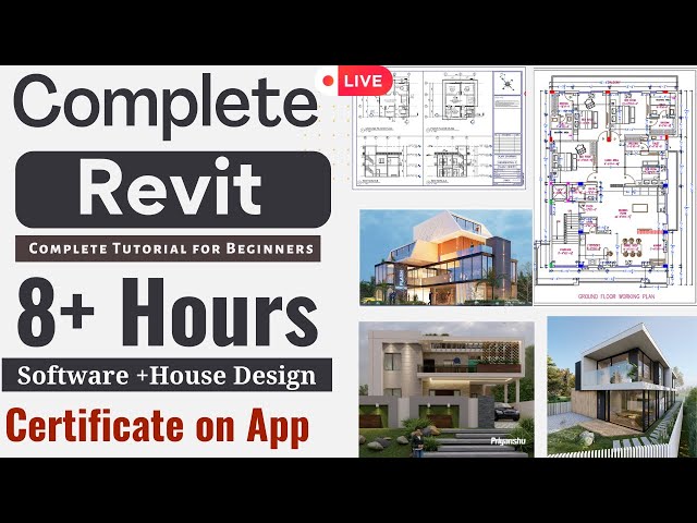 Complete Revit Beginners Tutorial | Revit Tutorial with Detailed Project