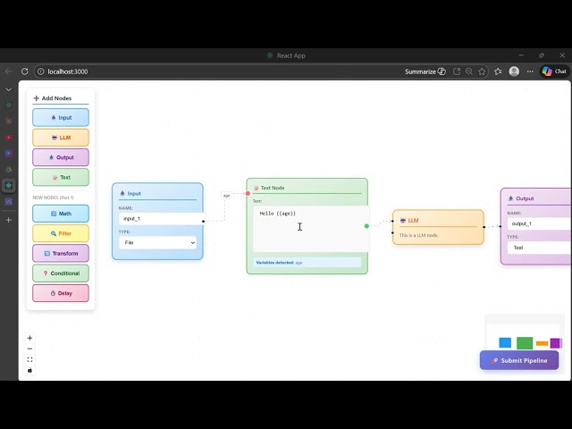 VectorShift Frontend Technical Assessment Complete 2026