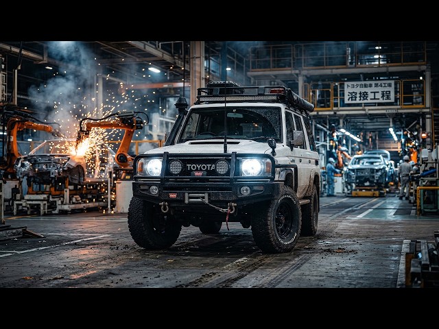 Inside Toyota Factory: How Land Cruiser 70 Series Is Built (Full Process) #toyota #landcruiser