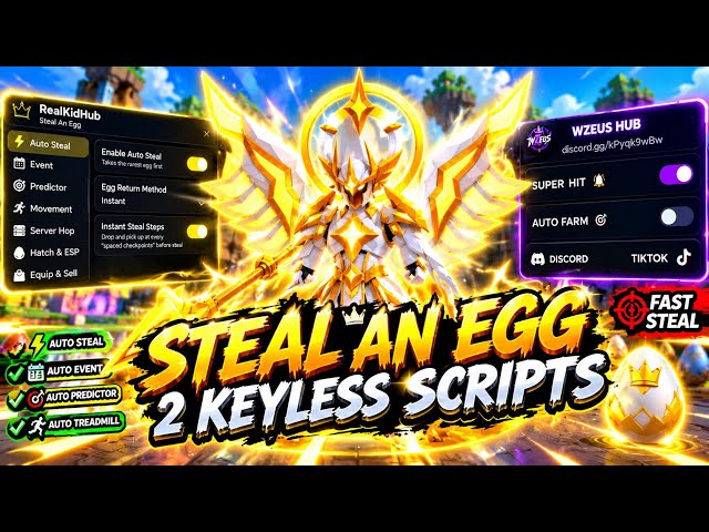 🔥 Steal An Egg ចែកជូន 2 Scripts សម្រាប់លេង! 🥚 | 2 Keyless Steal An Egg Scripts